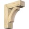 Ekena Millwork Imperial Block Rough Sawn Bracket w/ Offset Brace, Douglas Fir, 8"W x 24"D x 28"H BKT0806X24X28IMP05RDF - alternate 1